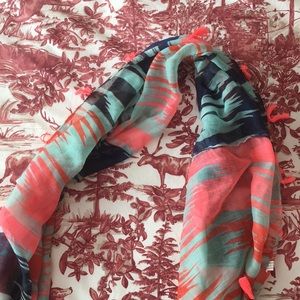 Tassel infinity scarf